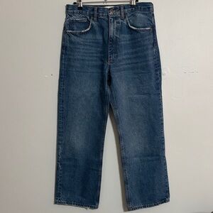 Zara Blue Flare & Wide Leg Jeans